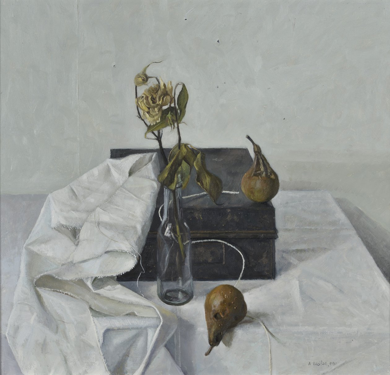 盒子和烂梨，1990年 作者 亚瑟·伊斯顿