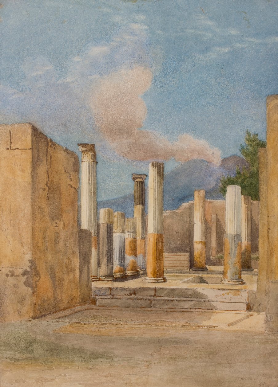 庞贝城：Pansa之家，来自delle Terme，184344 作者 亚瑟·格兰妮