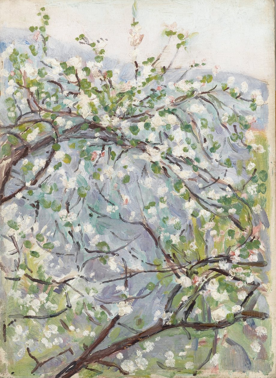 开花，c.1900 作者 亚瑟·海索恩·斯塔德
