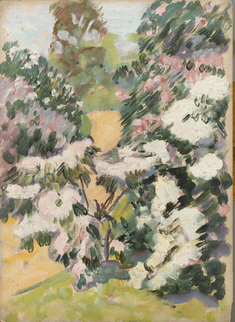 开花，c.1900 作者 亚瑟·海索恩·斯塔德