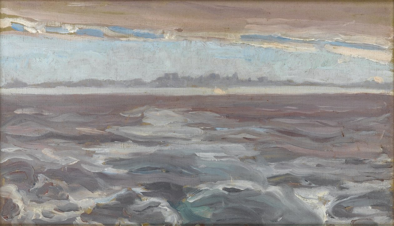 遥远的威尼斯景观，c.1900 作者 亚瑟·海索恩·斯塔德