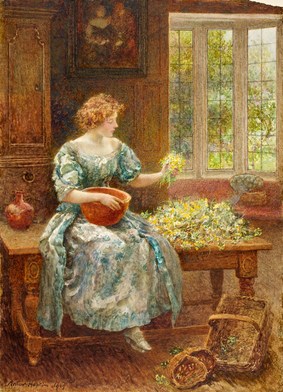 Cowslip Wine，1909 作者 亚瑟·霍普金斯