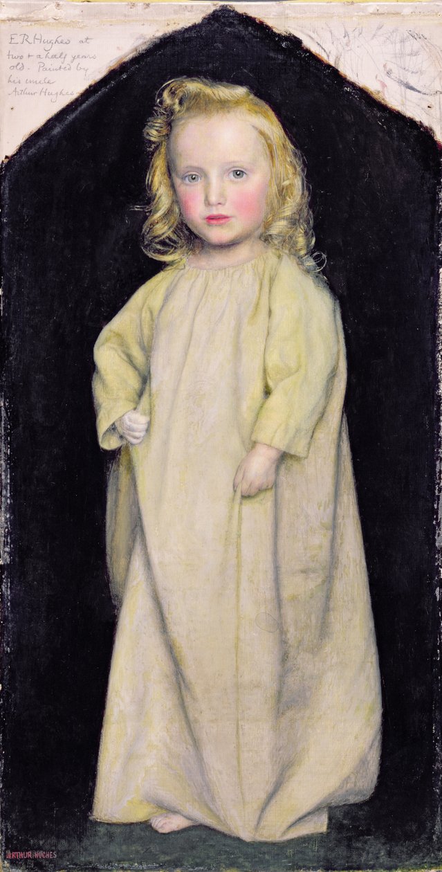 爱德华罗伯特休斯作为一个孩子，c.1853-4 作者 亚瑟·休斯
