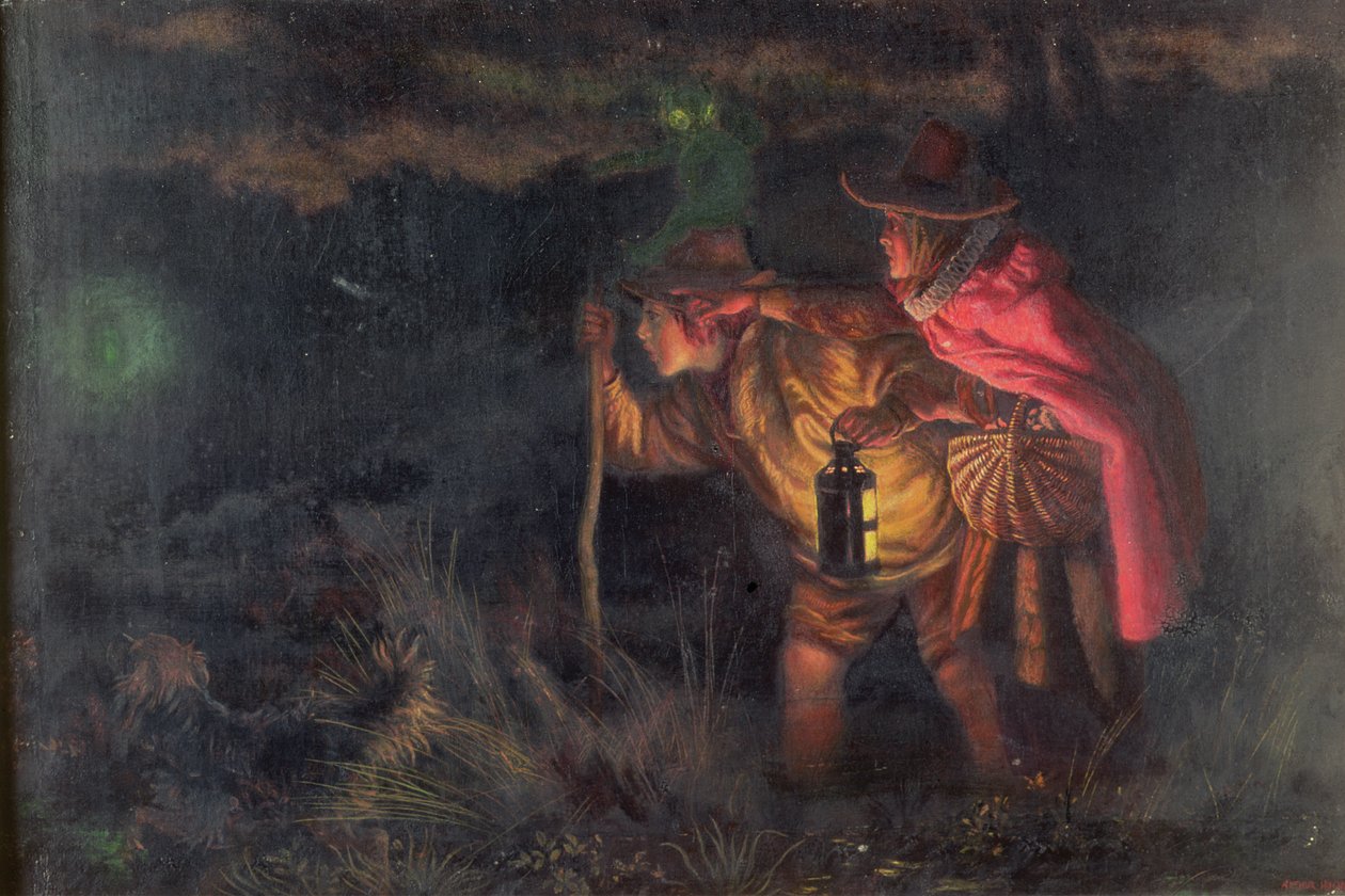 杰克·O·灯笼，1872年 作者 亚瑟·休斯