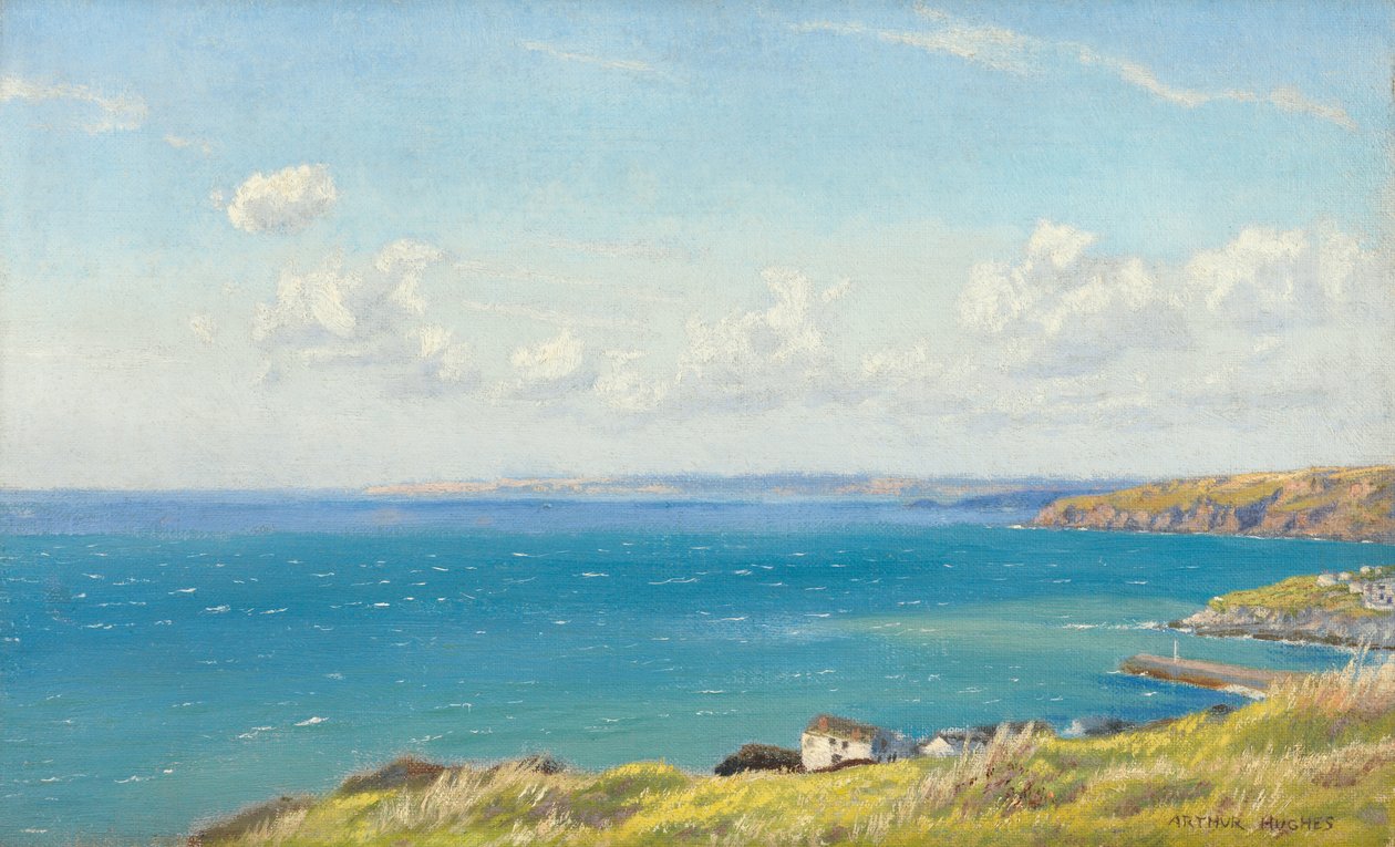 Mount&39;s Bay，1899年 作者 亚瑟·休斯