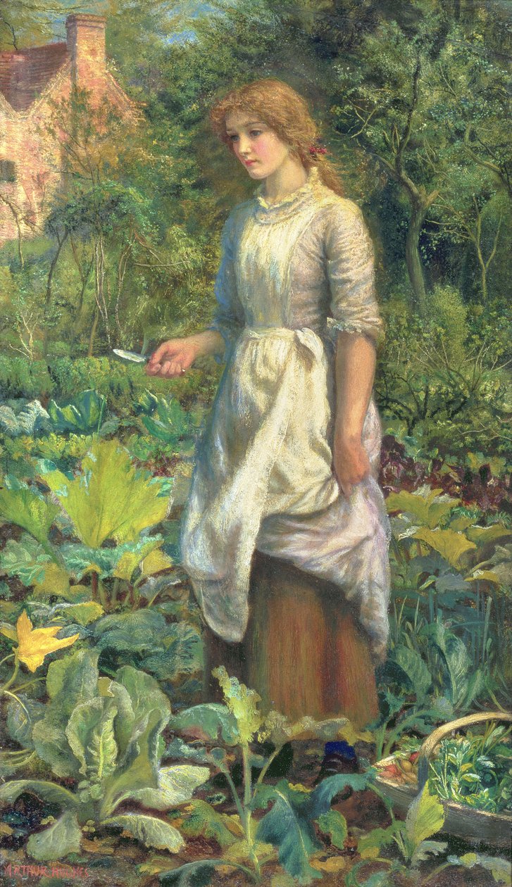 Phyllis，c.1887 作者 亚瑟·休斯