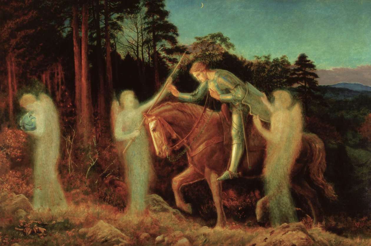 加拉哈德爵士，1867-1892年 作者 亚瑟·休斯