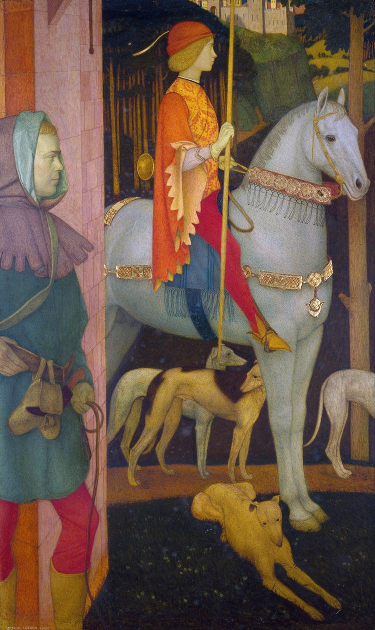 “” Kilhwych，国王的儿子“” Arthur Joseph Gaskin (1862-1928) 绘画，1901 年伯明翰博物馆和艺术画廊 作者 亚瑟·约瑟夫·加斯金