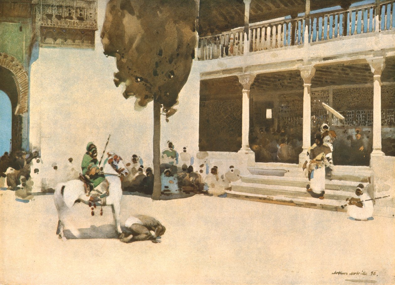 被俘的间谍，1895年，c1930。 作者 亚瑟·梅尔维尔
