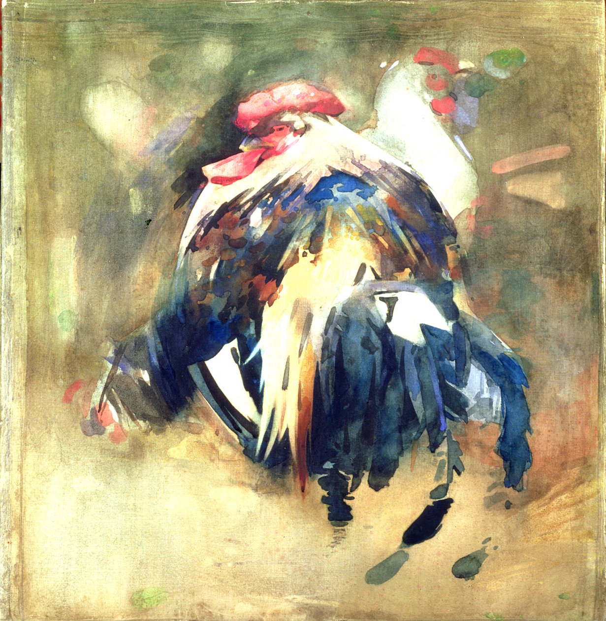 公鸡（亚麻上的wc） 作者 亚瑟·梅尔维尔