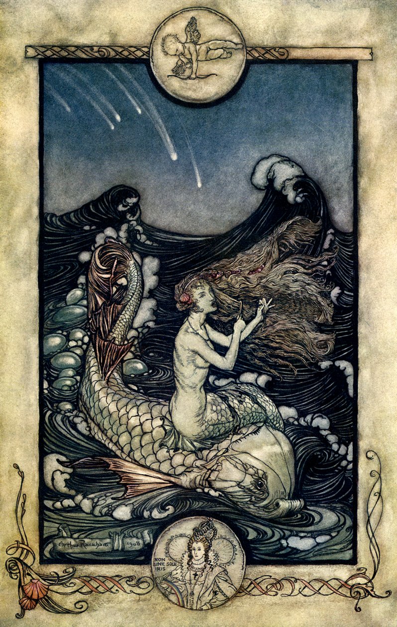 仲夏夜之梦 作者 亚瑟·拉克汉姆（Arthur Rackham）