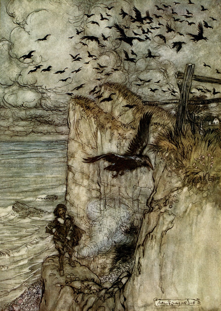 仲夏夜之梦 作者 亚瑟·拉克汉姆（Arthur Rackham）