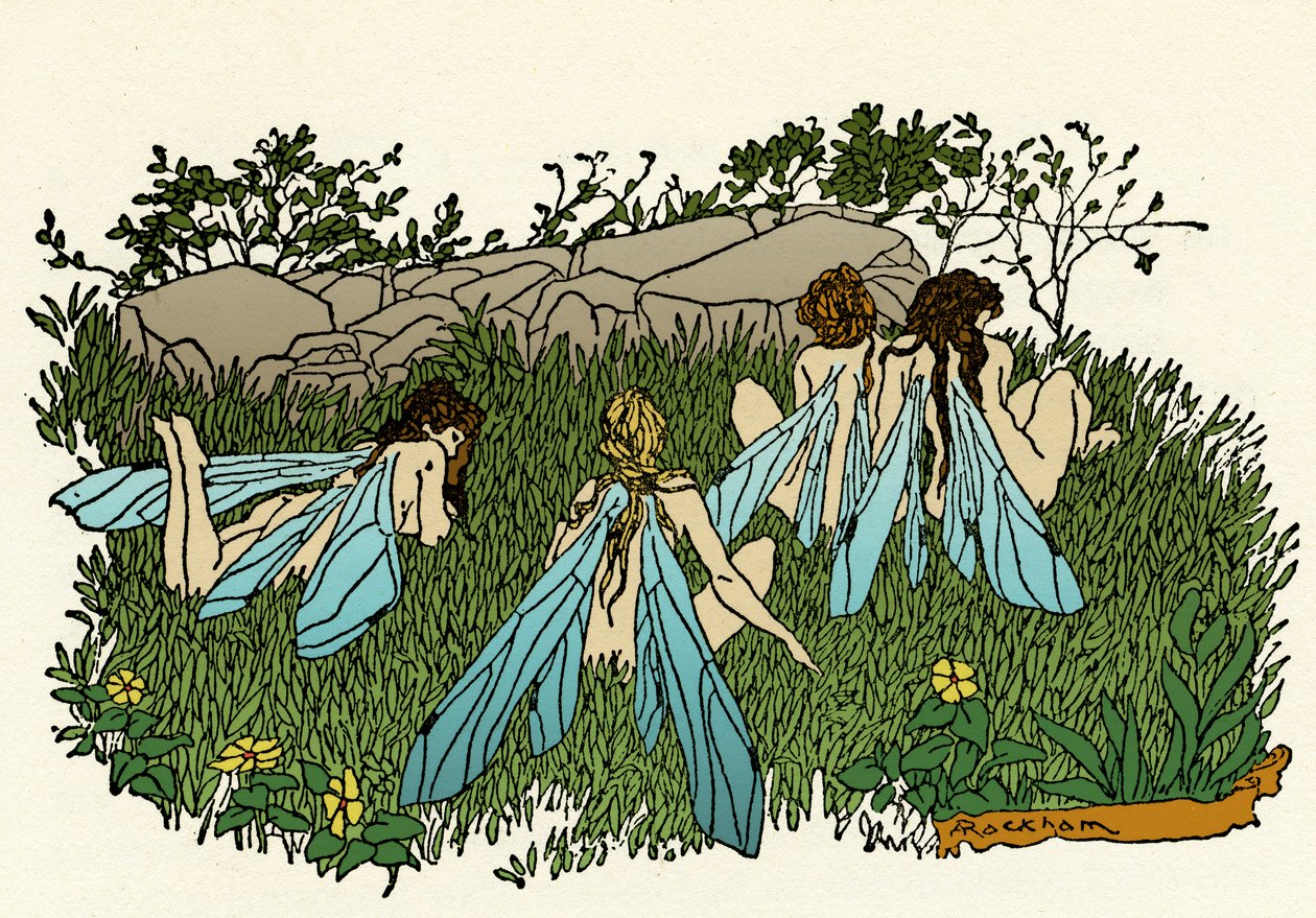 威廉莎士比亚的仲夏夜之梦 作者 亚瑟·拉克汉姆（Arthur Rackham）