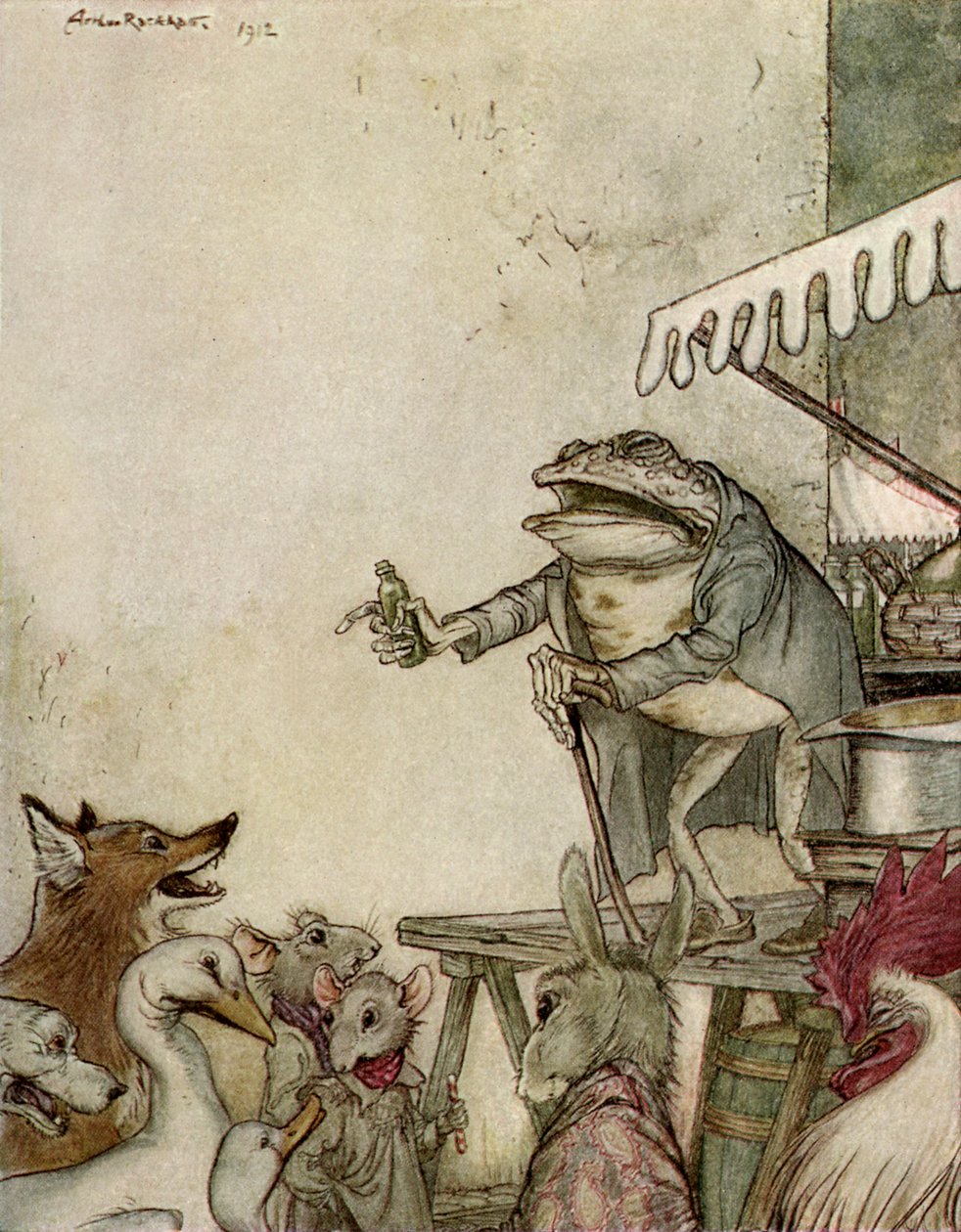 阿索普斯寓言 作者 亚瑟·拉克汉姆（Arthur Rackham）