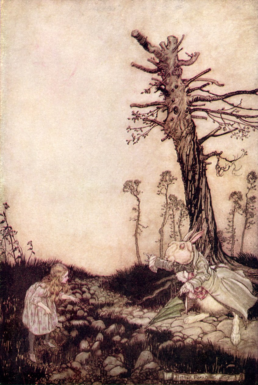 刘易斯卡罗尔的“爱丽丝梦游仙境” 作者 亚瑟·拉克汉姆（Arthur Rackham）