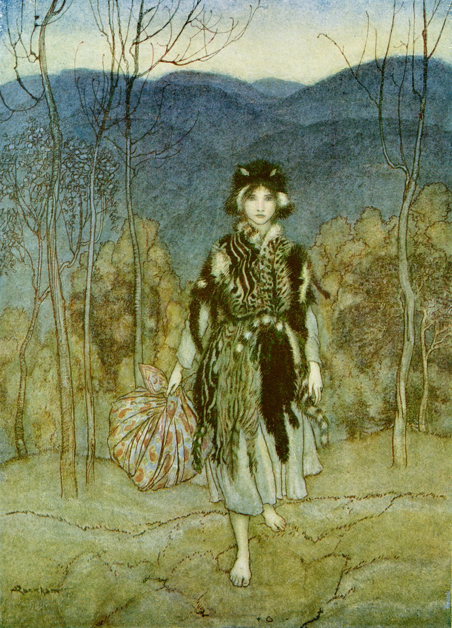 猫皮 作者 亚瑟·拉克汉姆（Arthur Rackham）