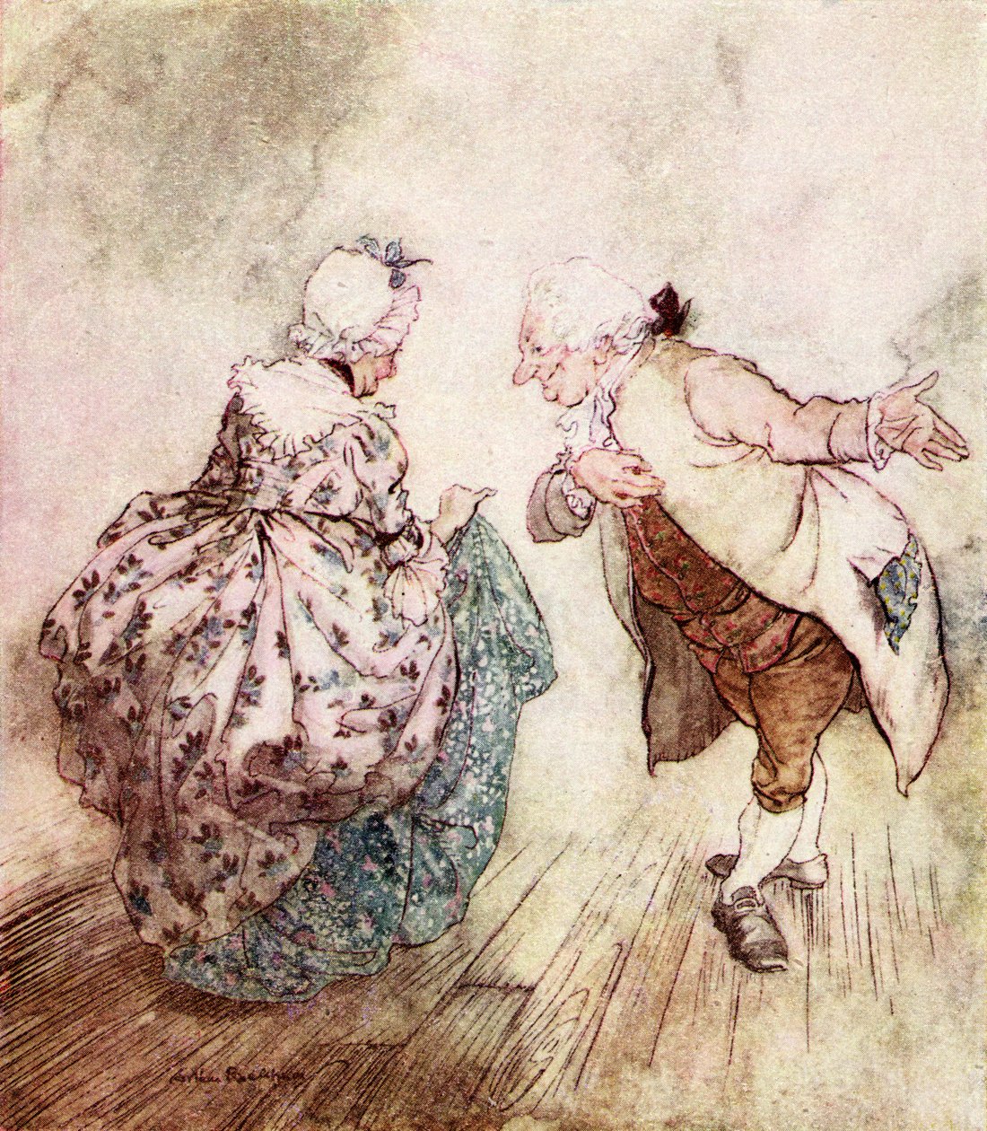 查尔斯狄更斯的圣诞颂歌 作者 亚瑟·拉克汉姆（Arthur Rackham）