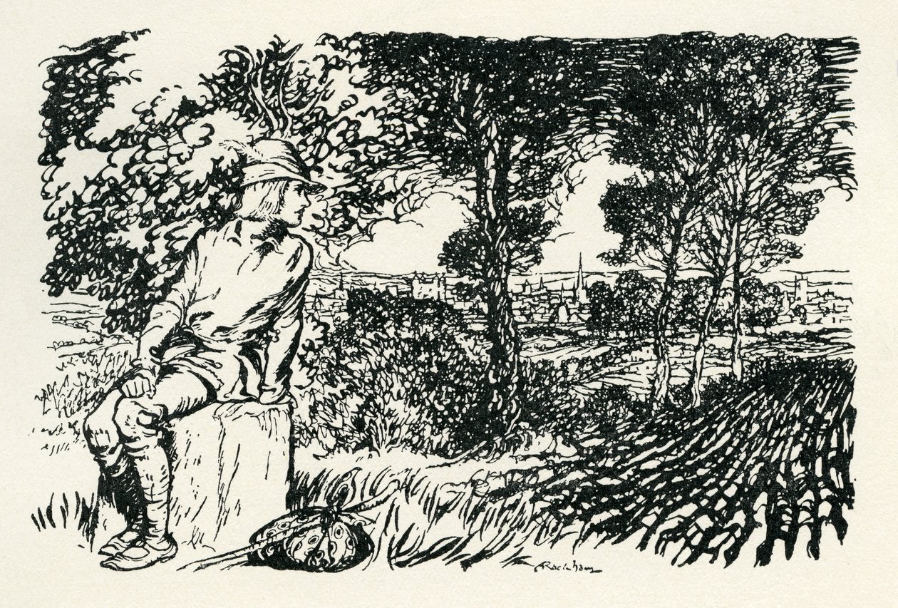 Dick Whittington 作者 亚瑟·拉克汉姆（Arthur Rackham）