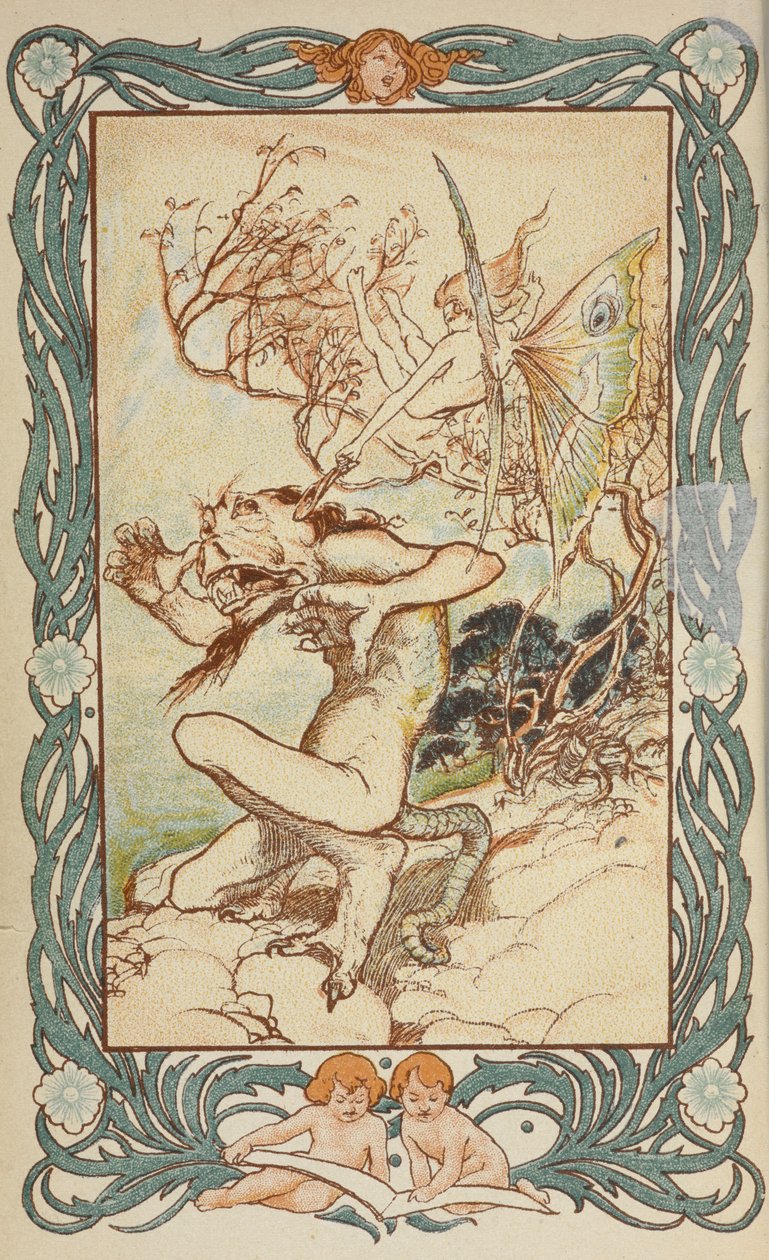 《莎士比亚故事集》卷首页 作者 亚瑟·拉克汉姆（Arthur Rackham）