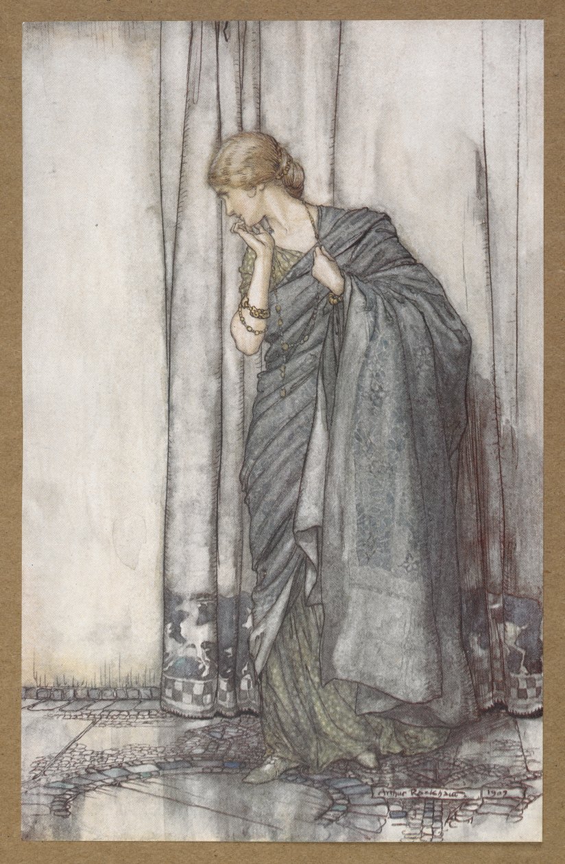 海伦娜
仲夏夜之梦》中的一个场景。 作者 亚瑟·拉克汉姆（Arthur Rackham）