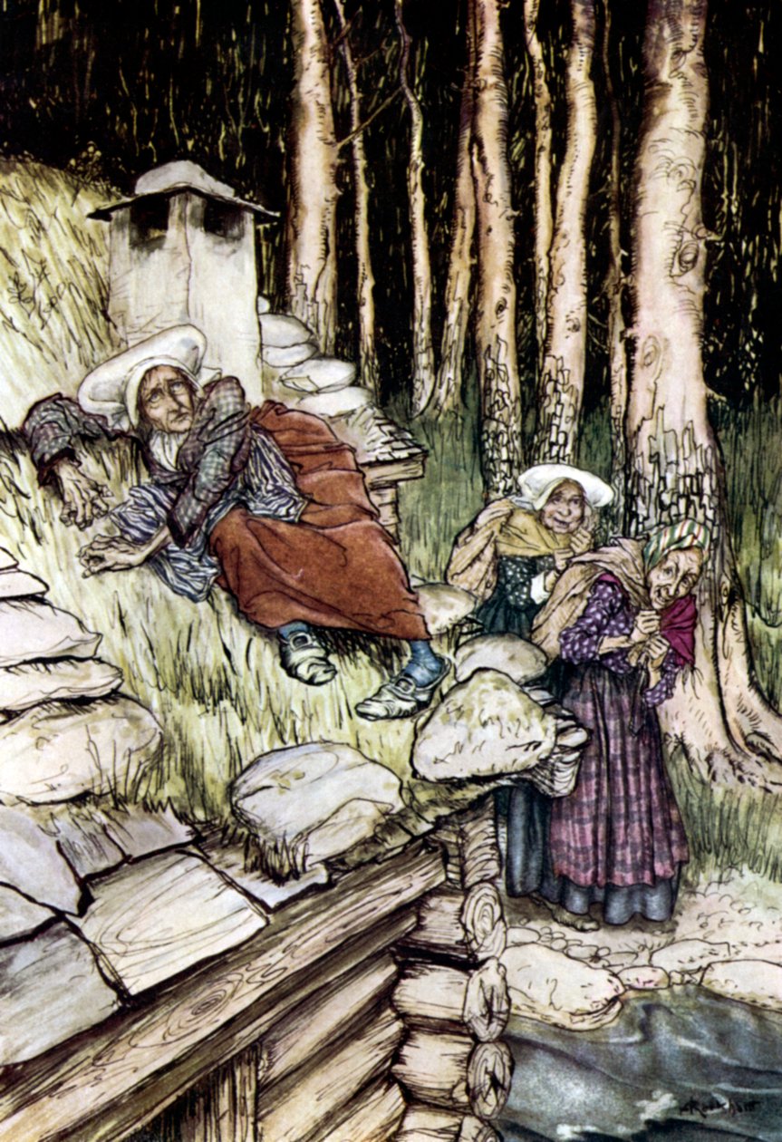 亨利克易卜生的同伴 作者 亚瑟·拉克汉姆（Arthur Rackham）