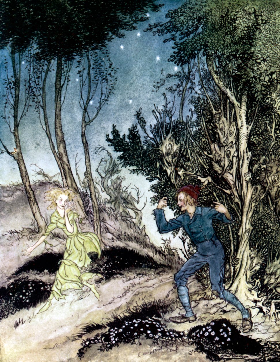 亨利克易卜生的同伴 作者 亚瑟·拉克汉姆（Arthur Rackham）