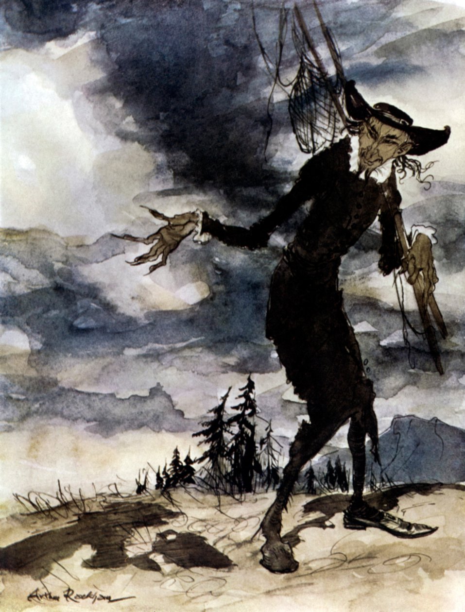亨利克易卜生的同伴 作者 亚瑟·拉克汉姆（Arthur Rackham）