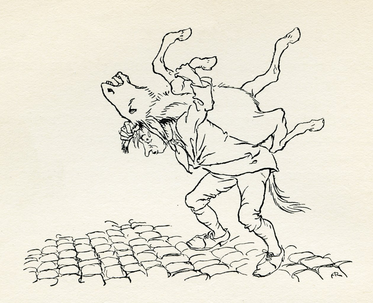 懒惰的杰克 作者 亚瑟·拉克汉姆（Arthur Rackham）