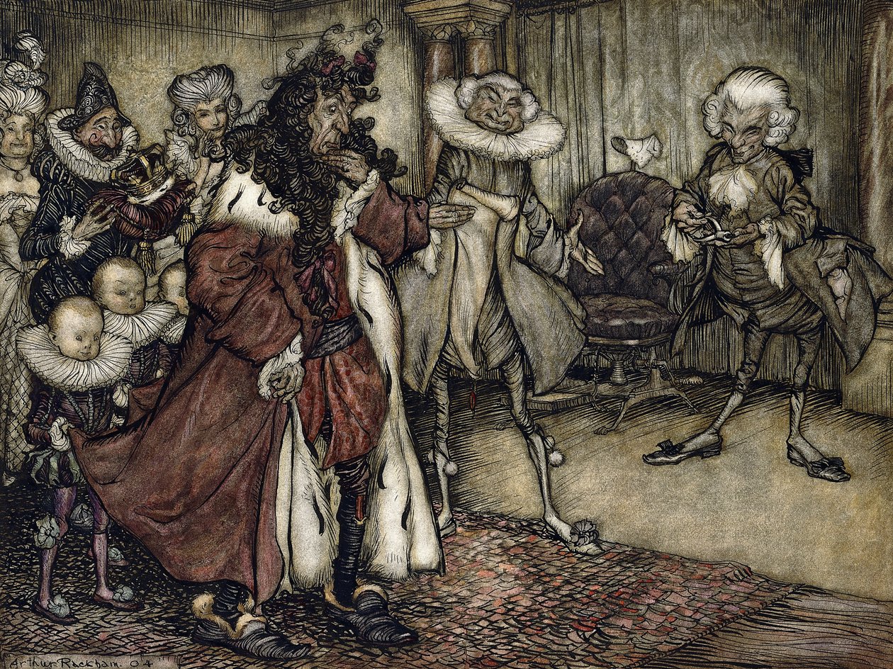 准备国王 作者 亚瑟·拉克汉姆（Arthur Rackham）