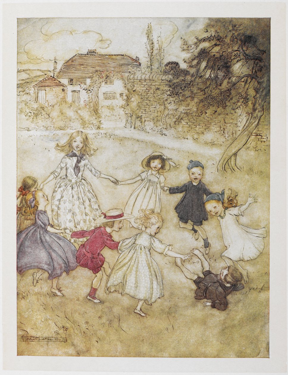 环环相扣的过程 作者 亚瑟·拉克汉姆（Arthur Rackham）