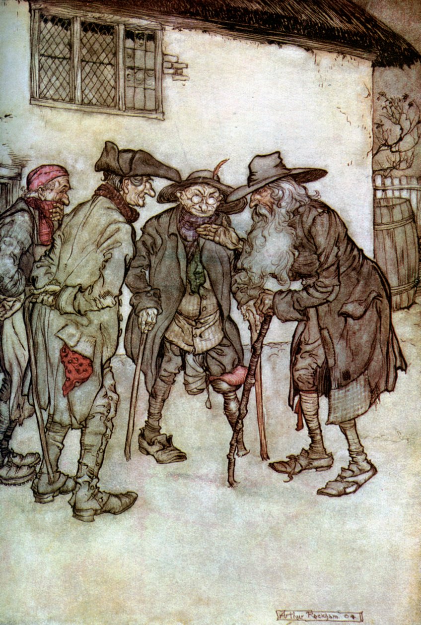 Rip Van Winkle》，1923年。 作者 亚瑟·拉克汉姆（Arthur Rackham）
