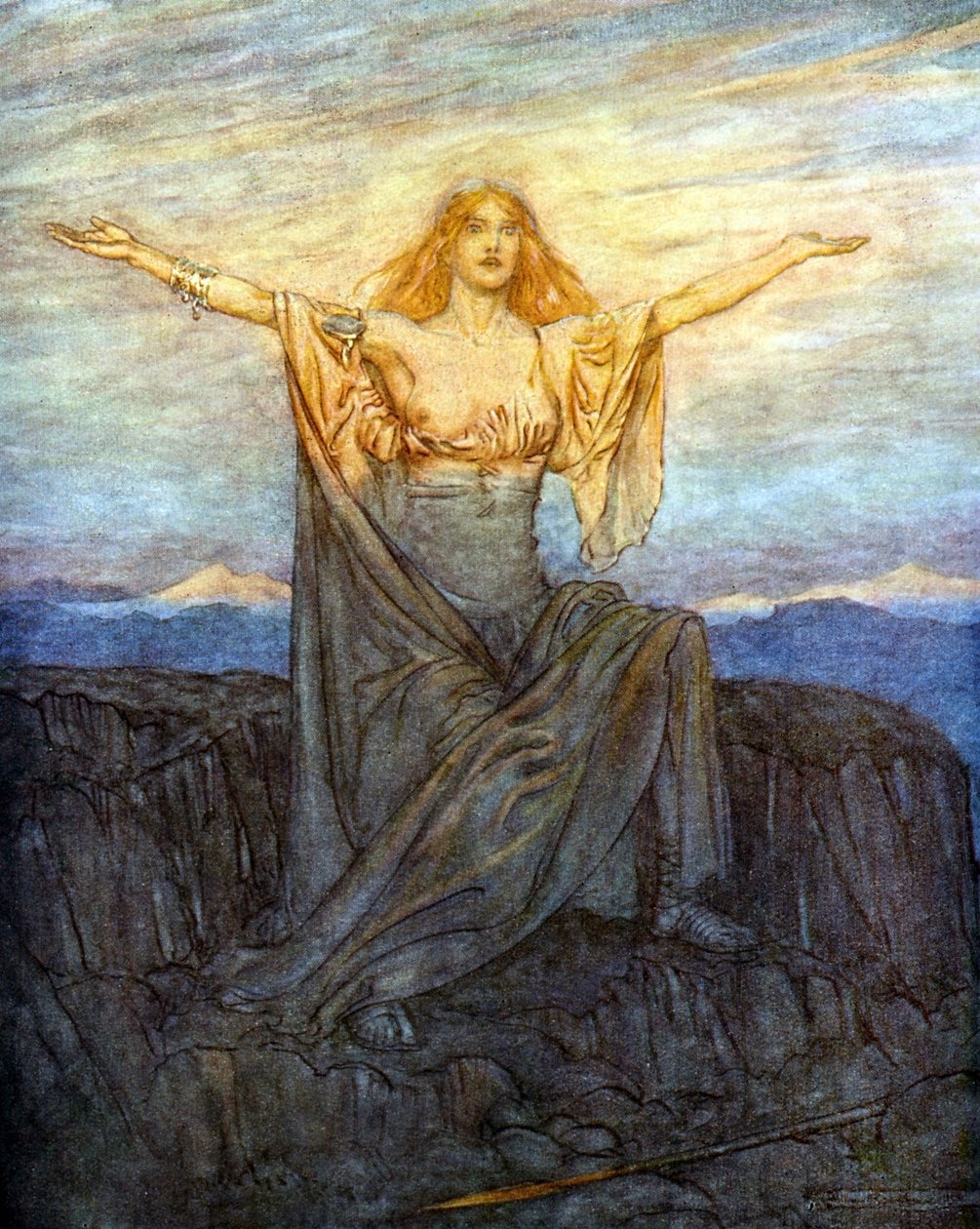 齐格弗里德 作者 亚瑟·拉克汉姆（Arthur Rackham）