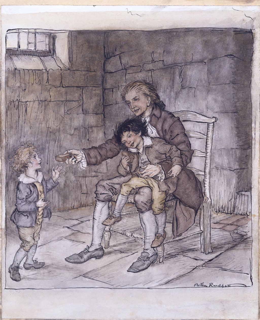 威廉·桑希尔爵士 作者 亚瑟·拉克汉姆（Arthur Rackham）