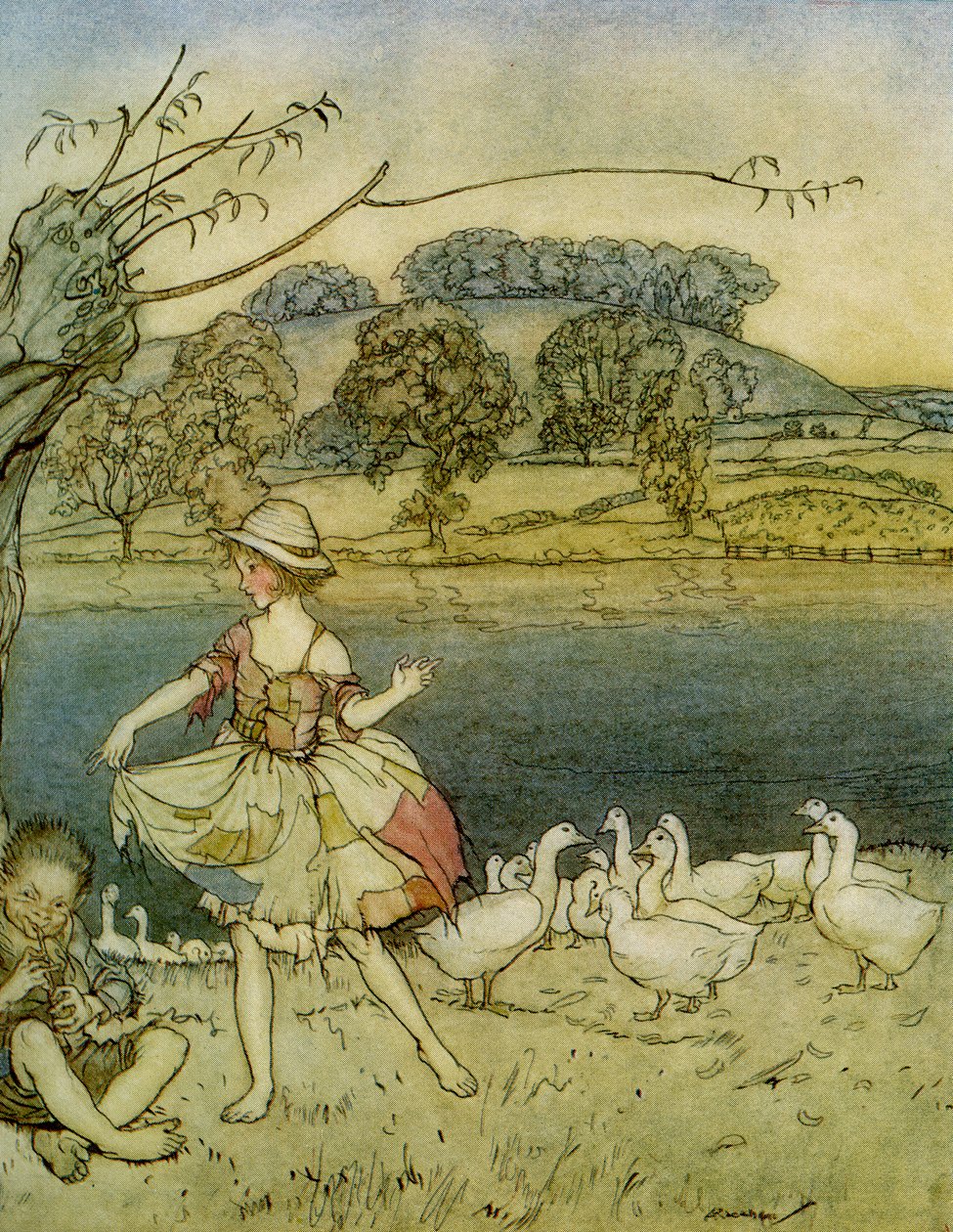 大衣 作者 亚瑟·拉克汉姆（Arthur Rackham）