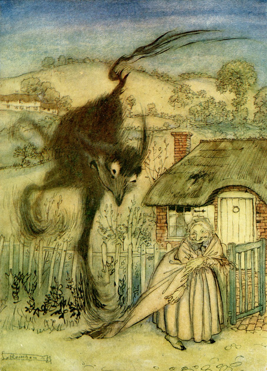 妖怪怪兽》（The Bogey Beast 作者 亚瑟·拉克汉姆（Arthur Rackham）