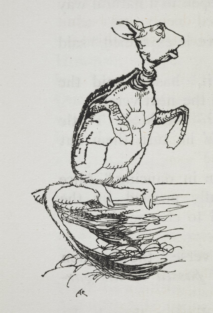 模拟乌龟 作者 亚瑟·拉克汉姆（Arthur Rackham）