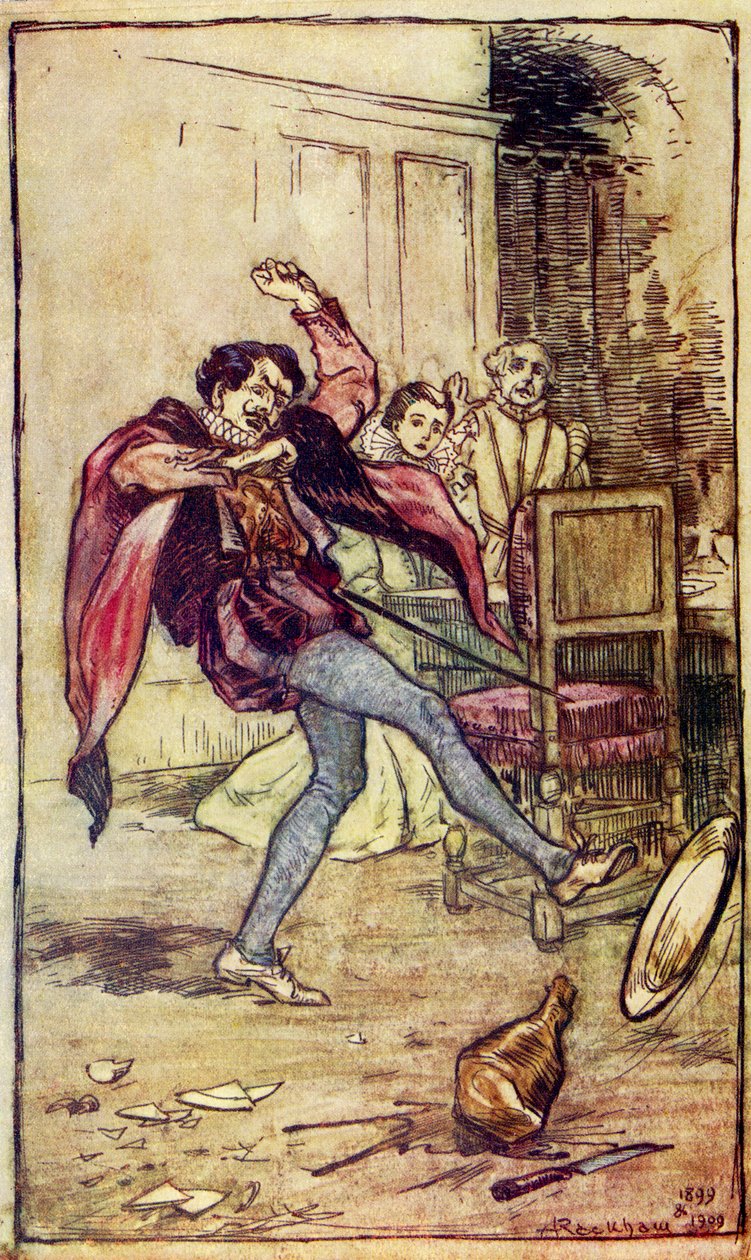 威廉莎士比亚的驯悍记 作者 亚瑟·拉克汉姆（Arthur Rackham）