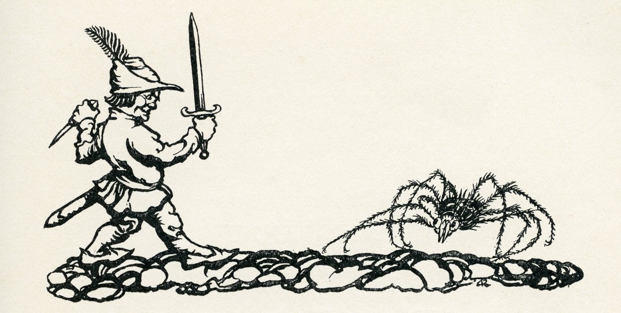 托马斯拇指 作者 亚瑟·拉克汉姆（Arthur Rackham）