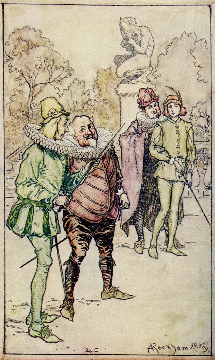 威廉莎士比亚的雅典蒂蒙 作者 亚瑟·拉克汉姆（Arthur Rackham）