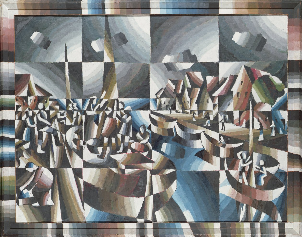 海港图片，1921年 作者 阿瑟西格尔