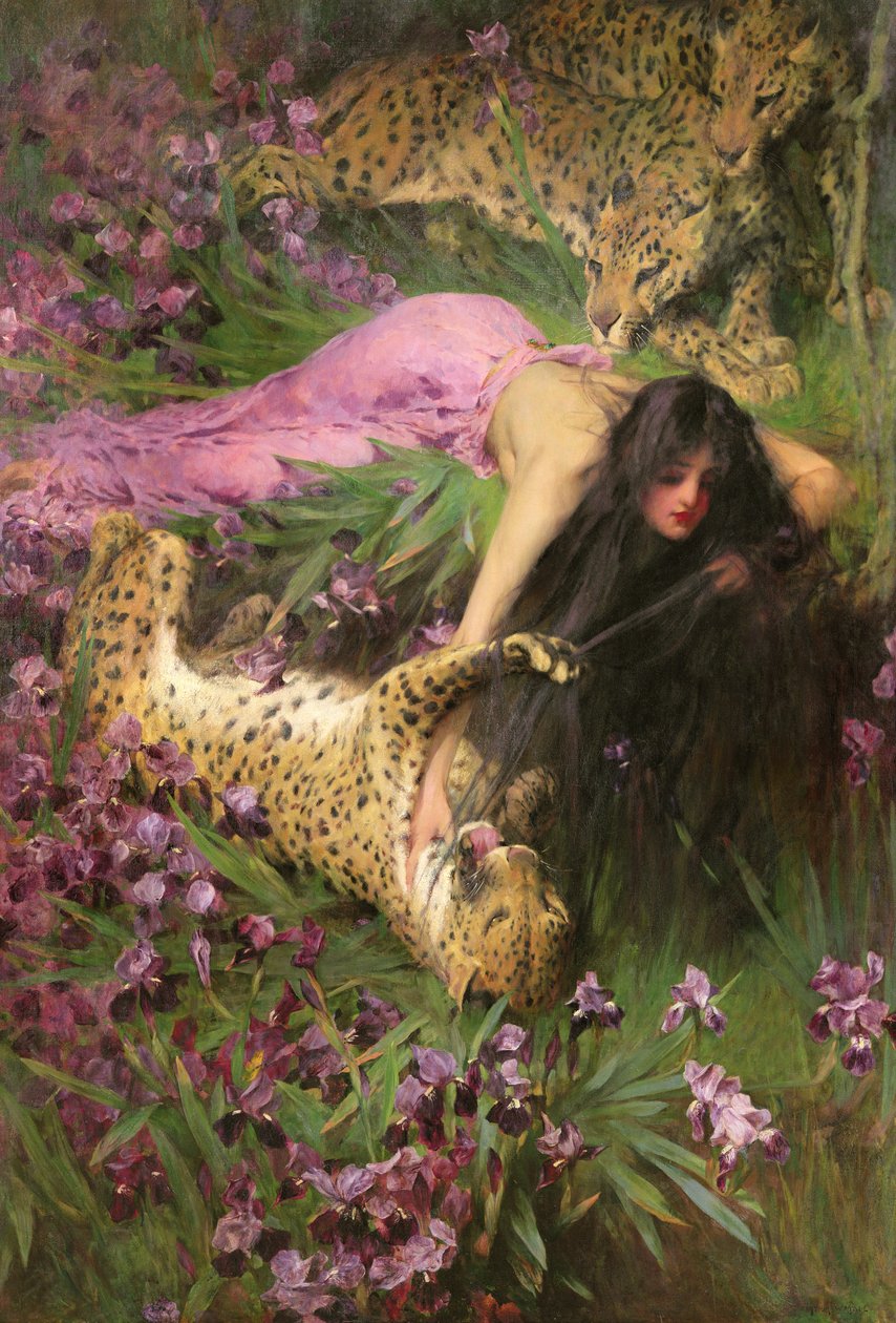 女魔头》，约 1901 年 作者 亚瑟·沃德尔