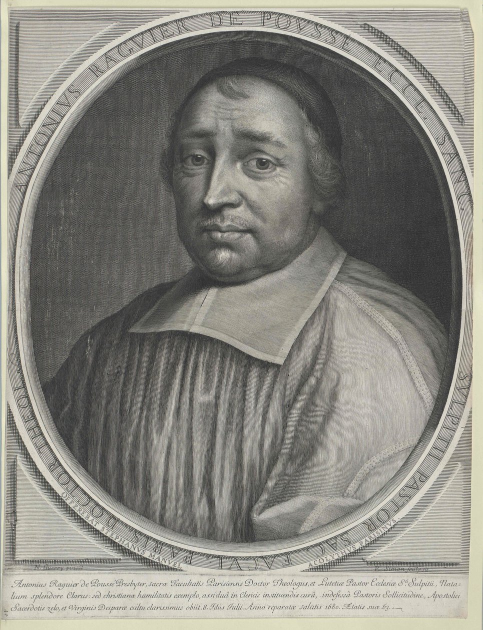 Antoine Raguier de Pouss 00000000 (打印) 作者 艺术家未知