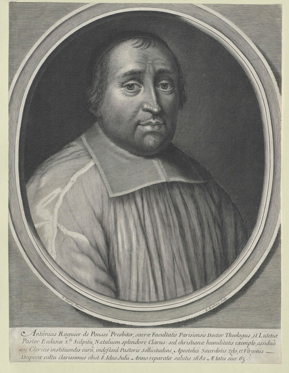 Antoine Raguier de Pouss 00000000 (打印) 作者 艺术家未知