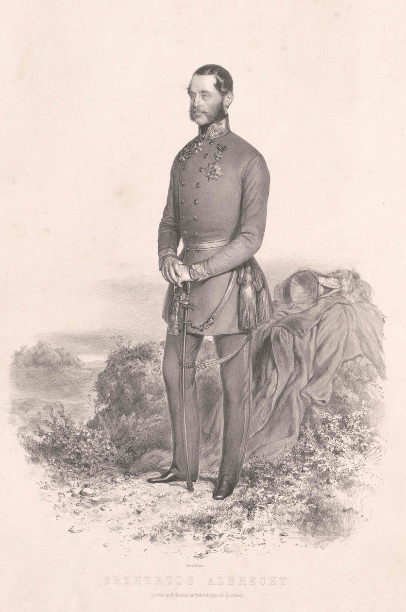 奥地利大公（1817-1895） 阿尔布雷希特 作者 艺术家未知