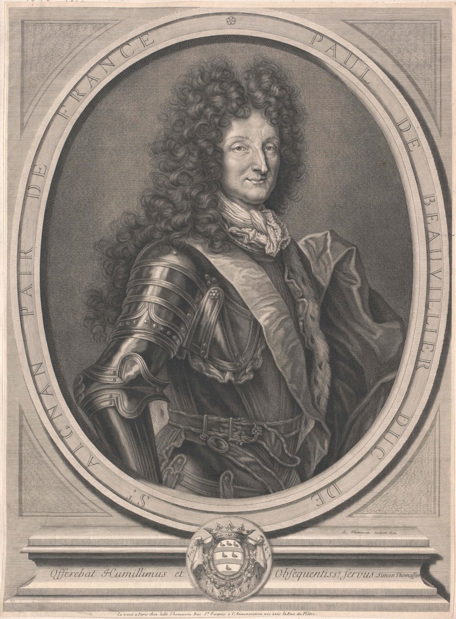 Saint-Aignan Beauvilliers 公爵 作者 艺术家未知