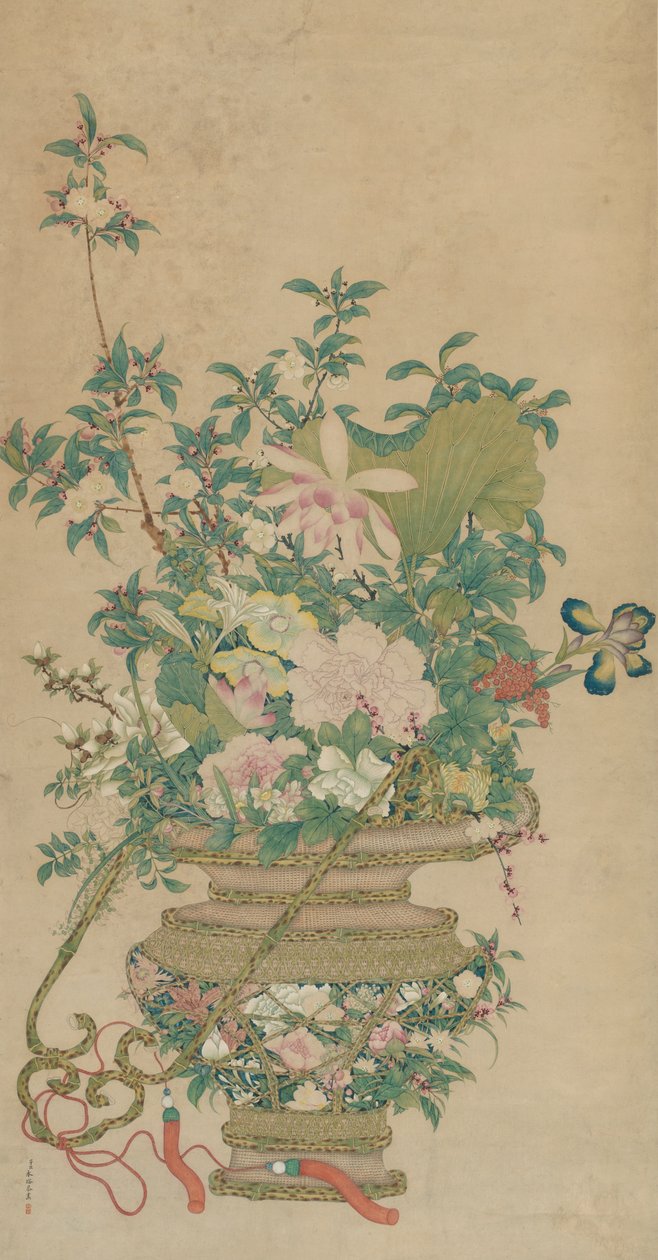 四季之花 作者 艺术家未知