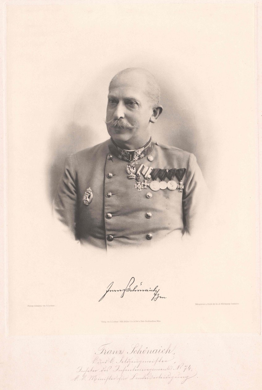 Franz Baron Schoenaich（印刷品） 作者 艺术家未知