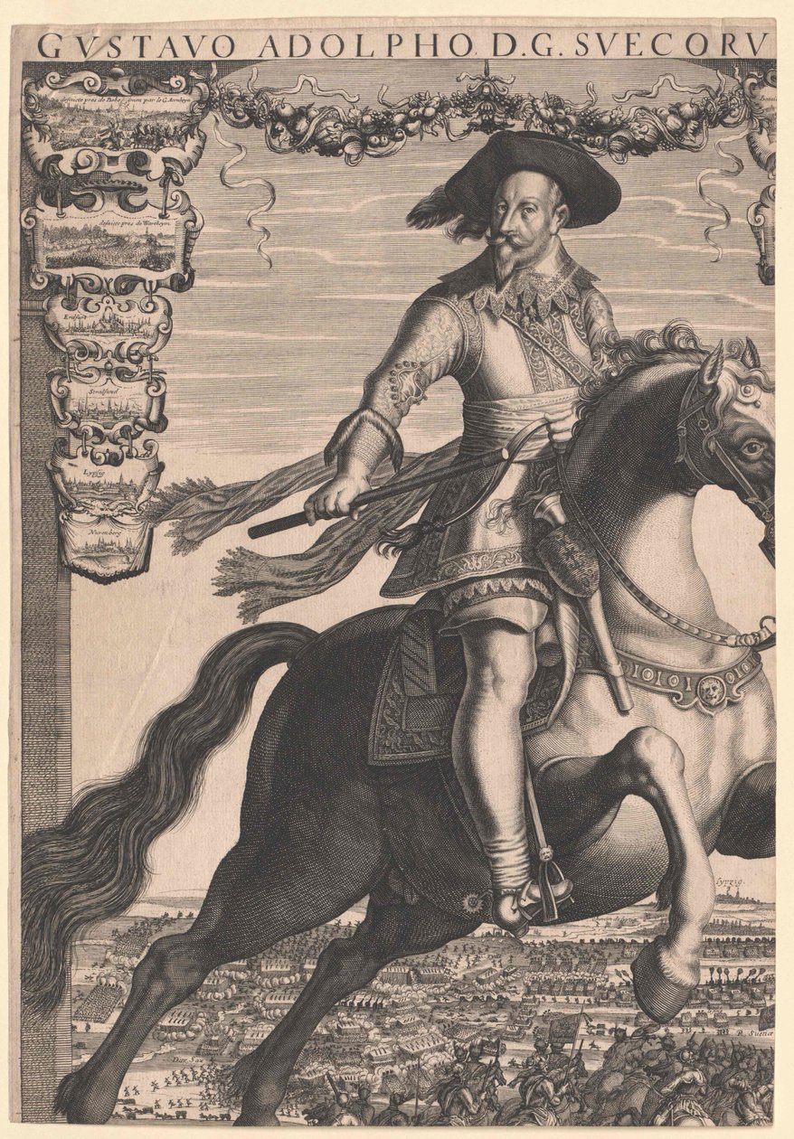 瑞典国王古斯塔夫斯-阿道夫（Gustavus Adolphus of Sweden 作者 艺术家未知
