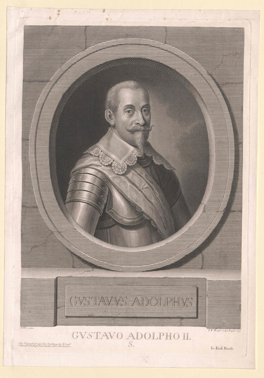 瑞典国王古斯塔夫斯-阿道夫（Gustavus Adolphus of Sweden 作者 艺术家未知