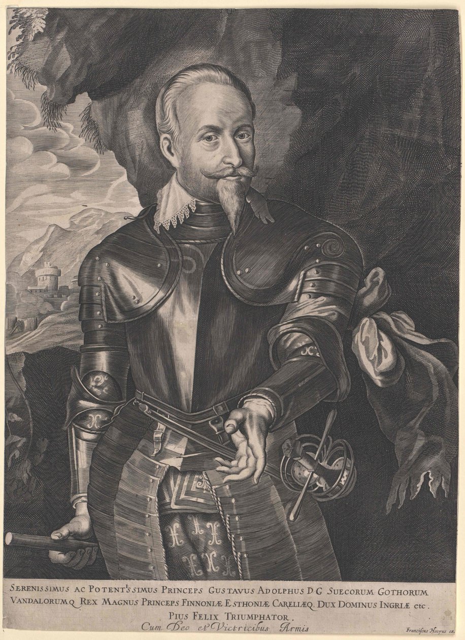 瑞典国王古斯塔夫斯-阿道夫（Gustavus Adolphus of Sweden 作者 艺术家未知